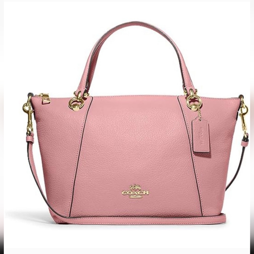 New! Kacey Satchel in Gold/Light Blush (Only 1 Left In Pink 🩷)!